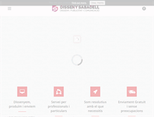 Tablet Screenshot of dissenysabadell.com